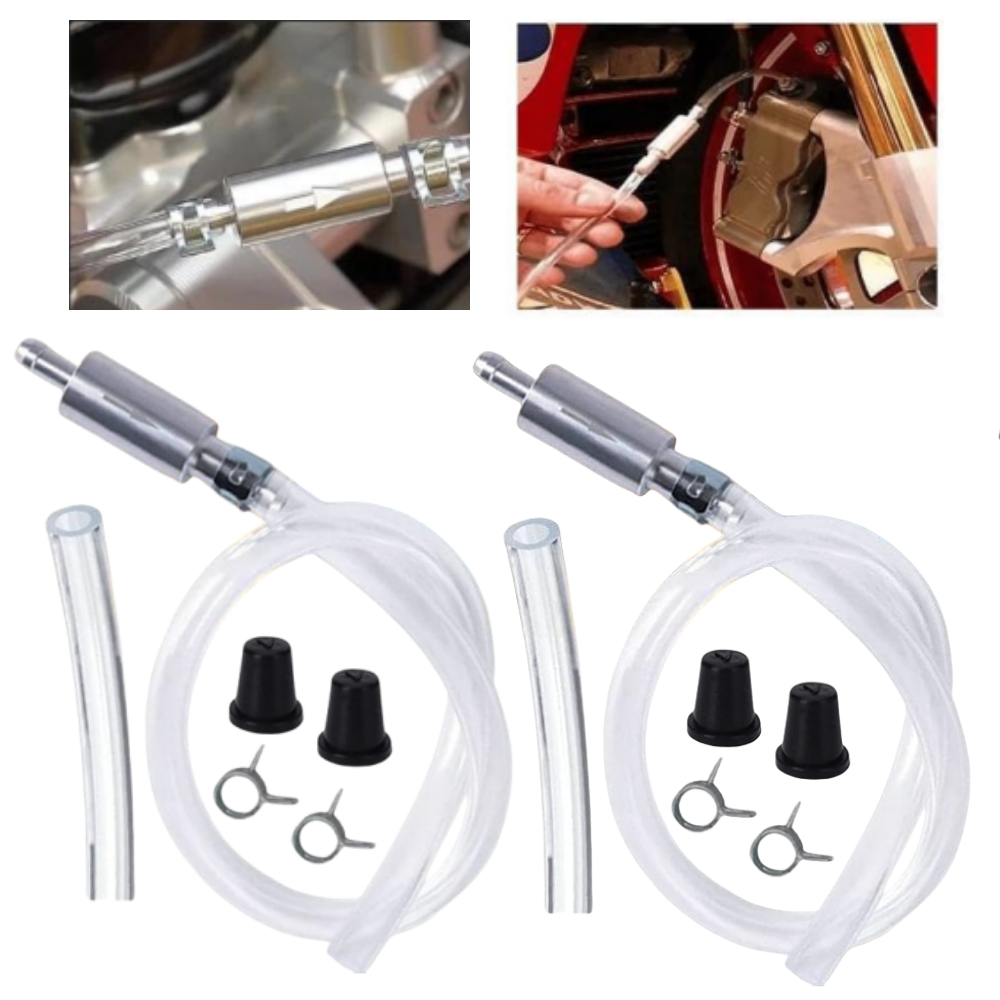Motorcycle Gear Oil - 2PCS Brake Bleeder Hose Fluid Pumping