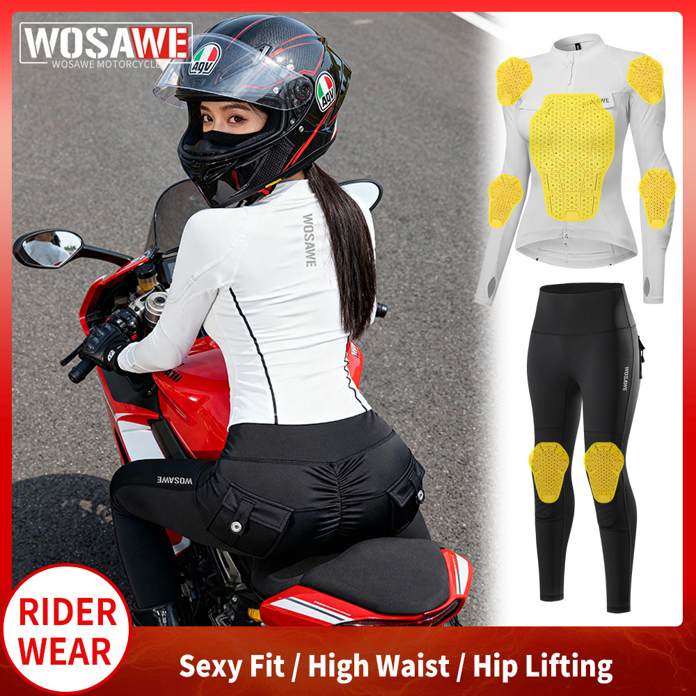 Motorcycle Gear For Winter - WOSAWE Women Motorcycle Jacket and Pants