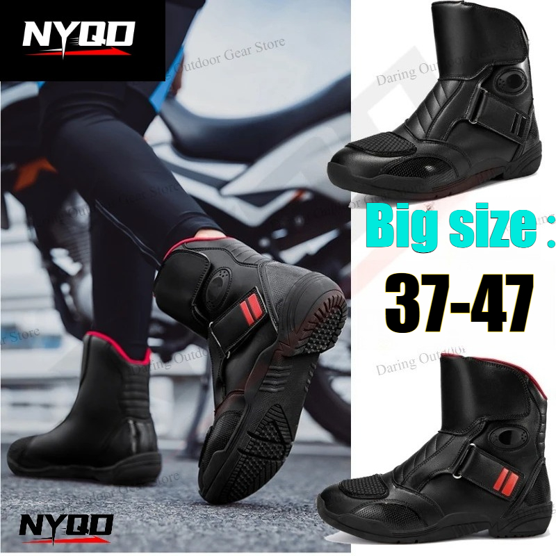 Motorcycle Boots Riding Shoes  - Motorcycle Gear For Plus Size Women avis et prix