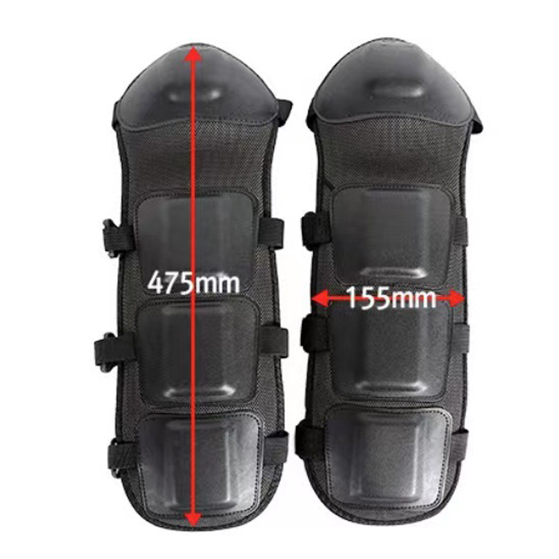 2Pcs Black Leg Protector With  - Knee Guard Hard avis et prix