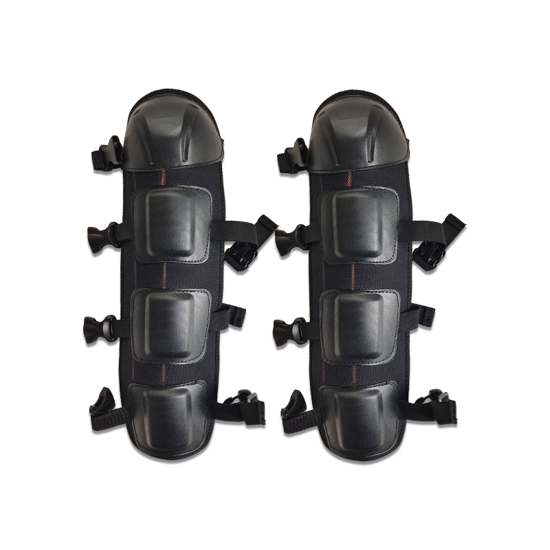 2Pcs Black Leg Protector With  - Knee Guard Hard avis et prix
