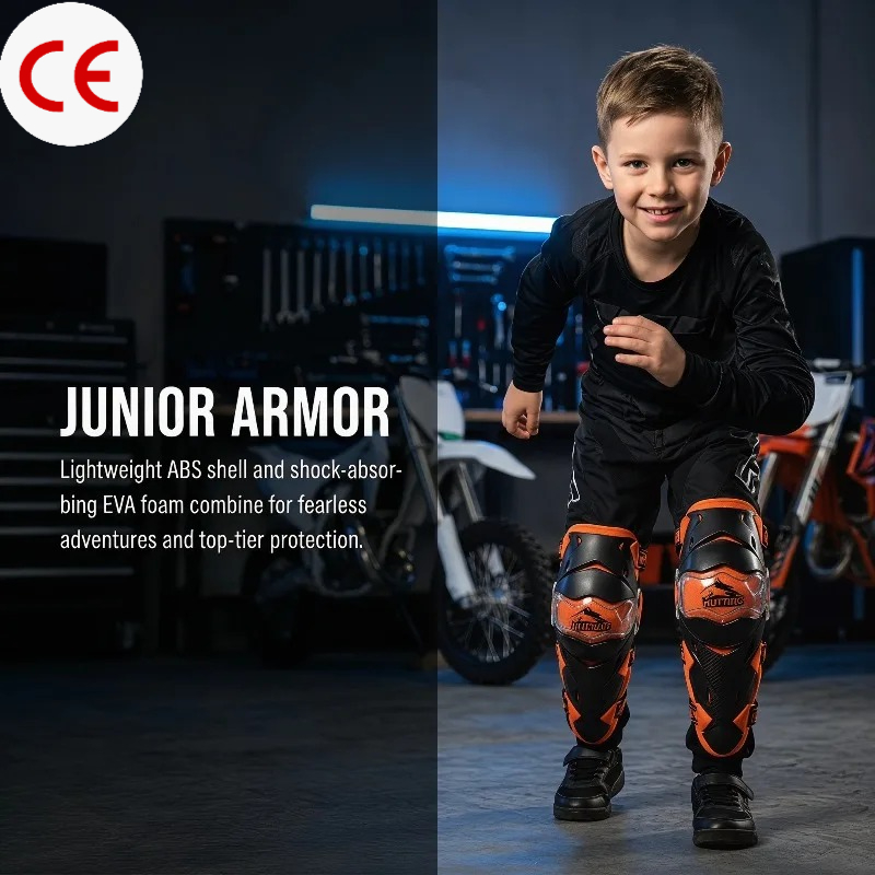 KN01H Kids Youth Motorcycle Of - Knee Guard Hard avis et prix
