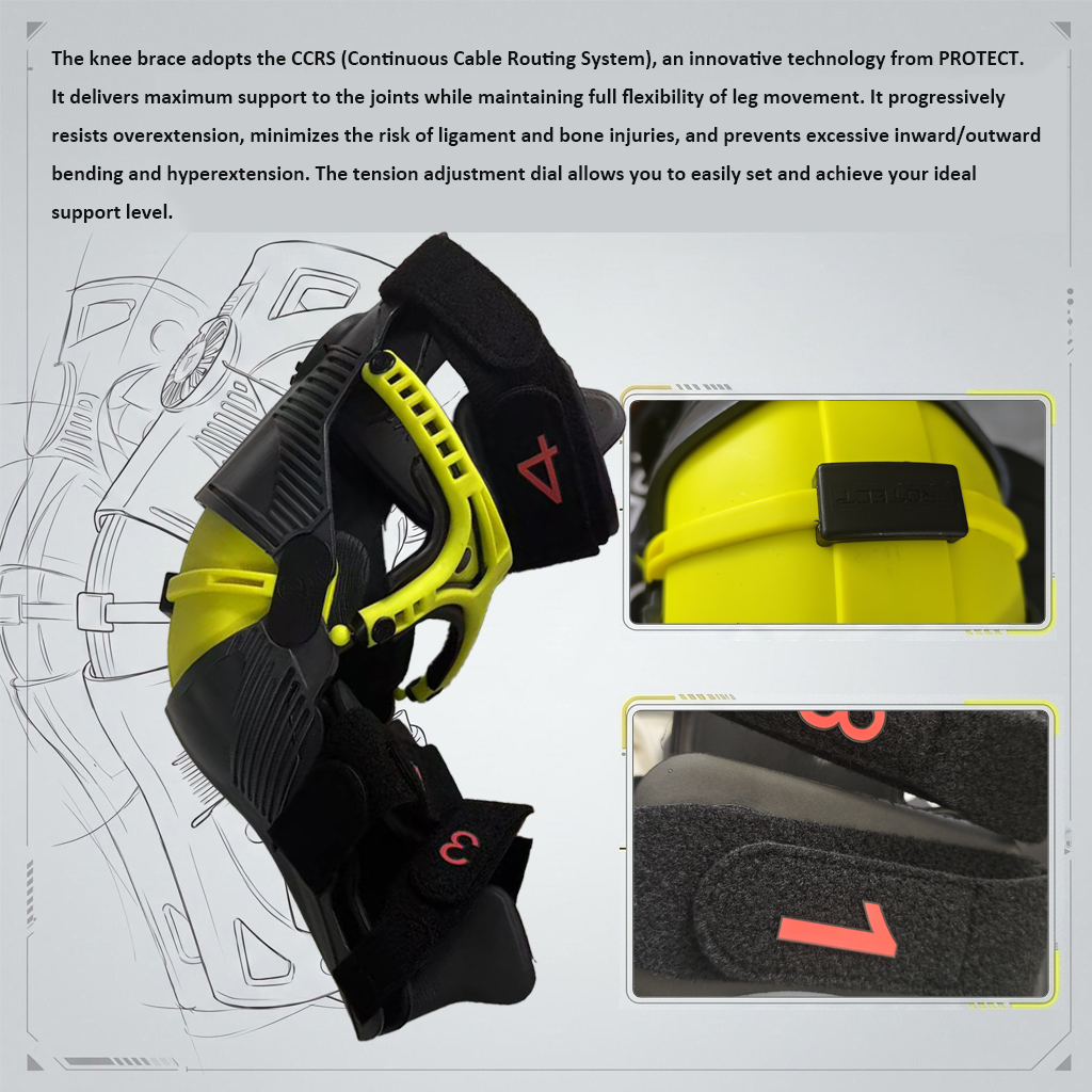 Adjustable Motocross Knee Guar - Motorcycle Gear Slipping avis et prix