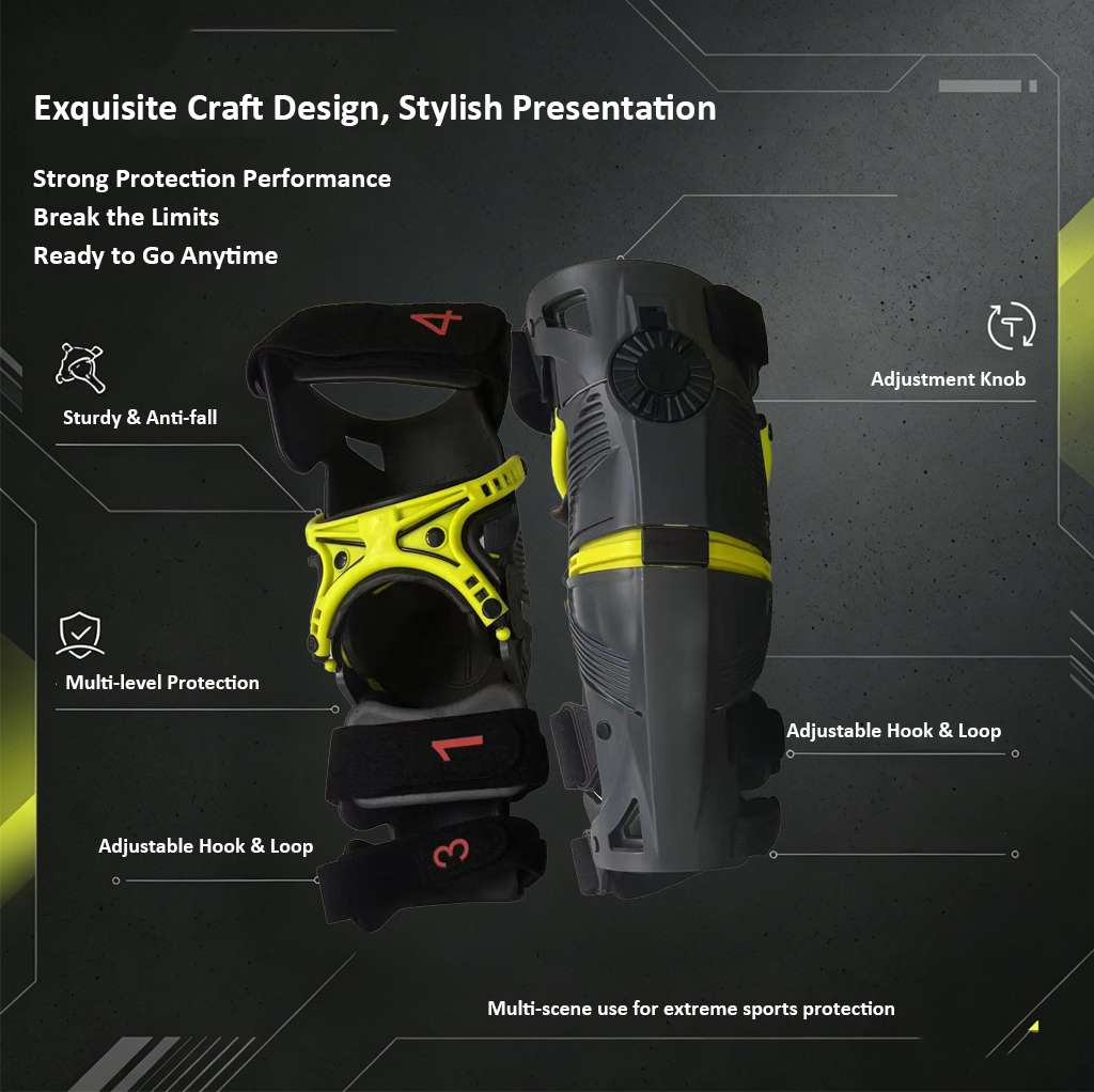 Adjustable Motocross Knee Guar - Motorcycle Gear Slipping avis et prix