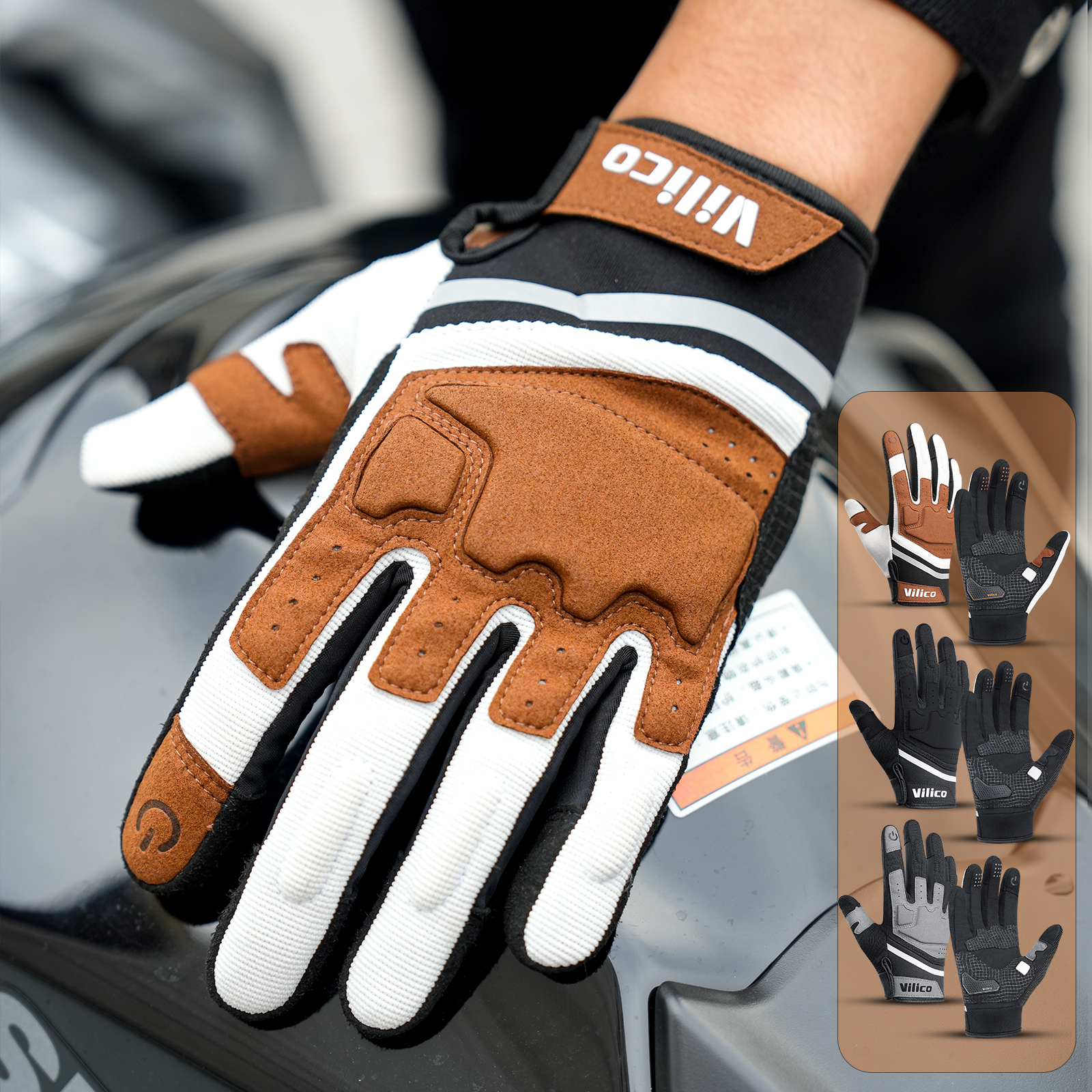 Motorcycle Gloves Winter Warm  - Motorcycle Gear For Winter avis et prix