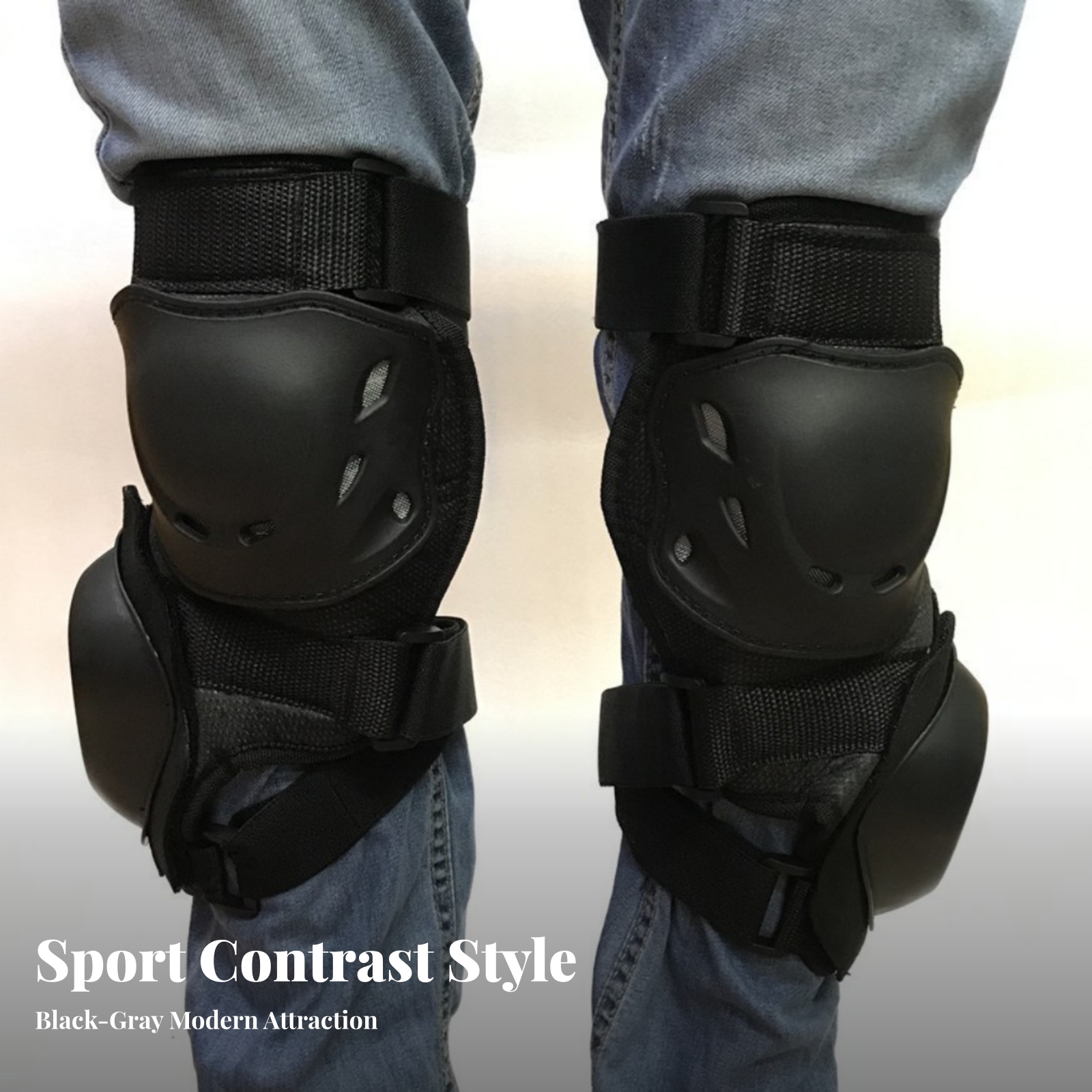 Motorcycle Knee Pads Adjustabl - Knee Guard Hard avis et prix