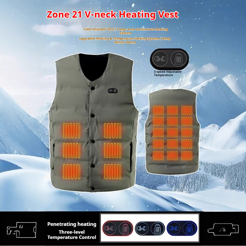 Winter New Style 21 Zone V-Nec - Motorcycle Gear For Winter avis et prix