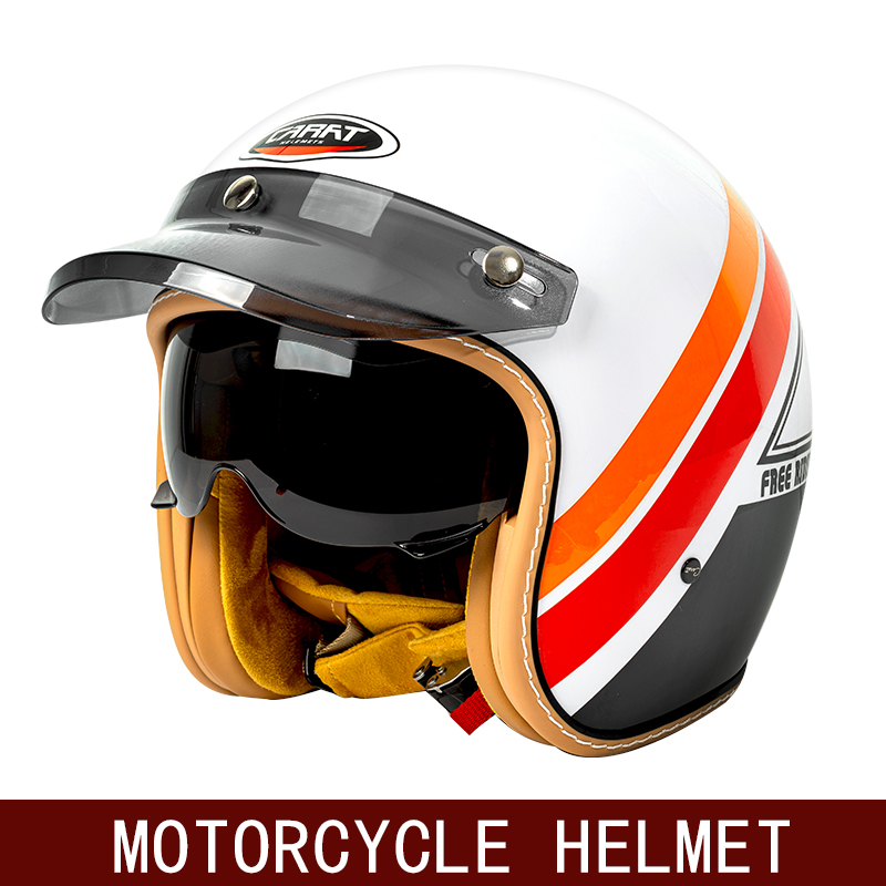 New retro half helmet motorcyc - Motorcycle Gear For Winter avis et prix